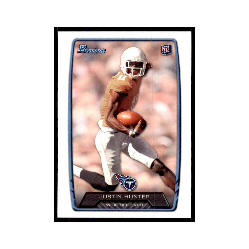 2013 Bowman Justin Hunter RC Football Cards #196