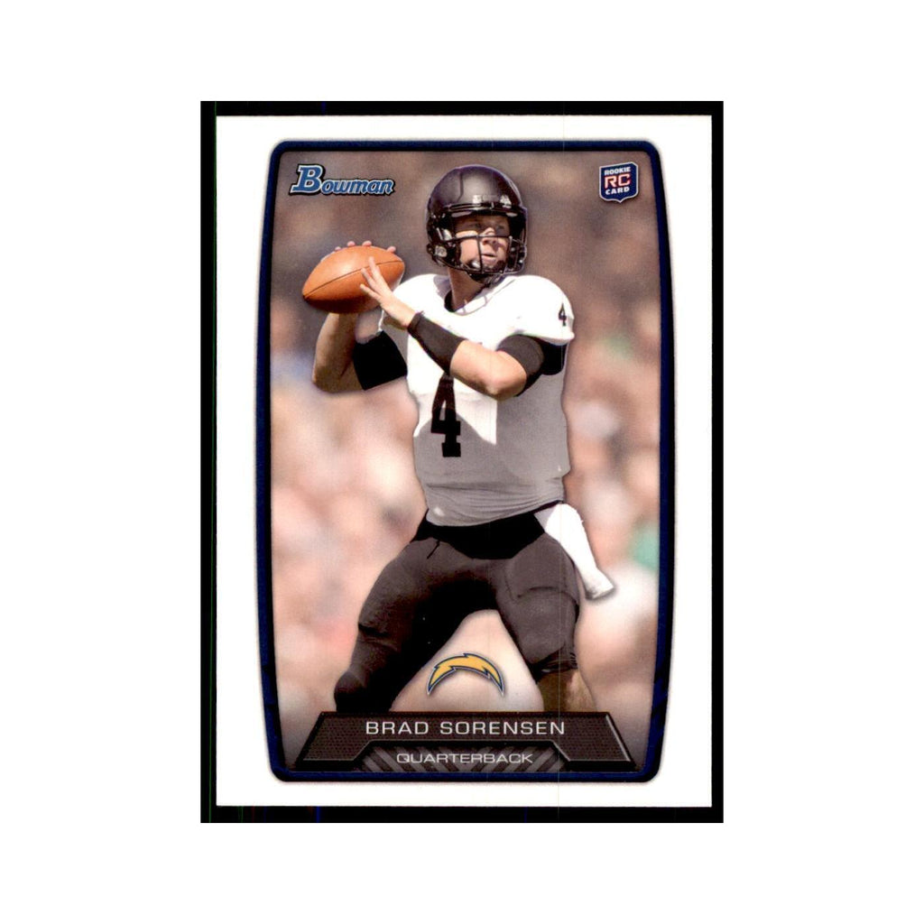 2013 Bowman Brad Sorensen RC Football Cards #192