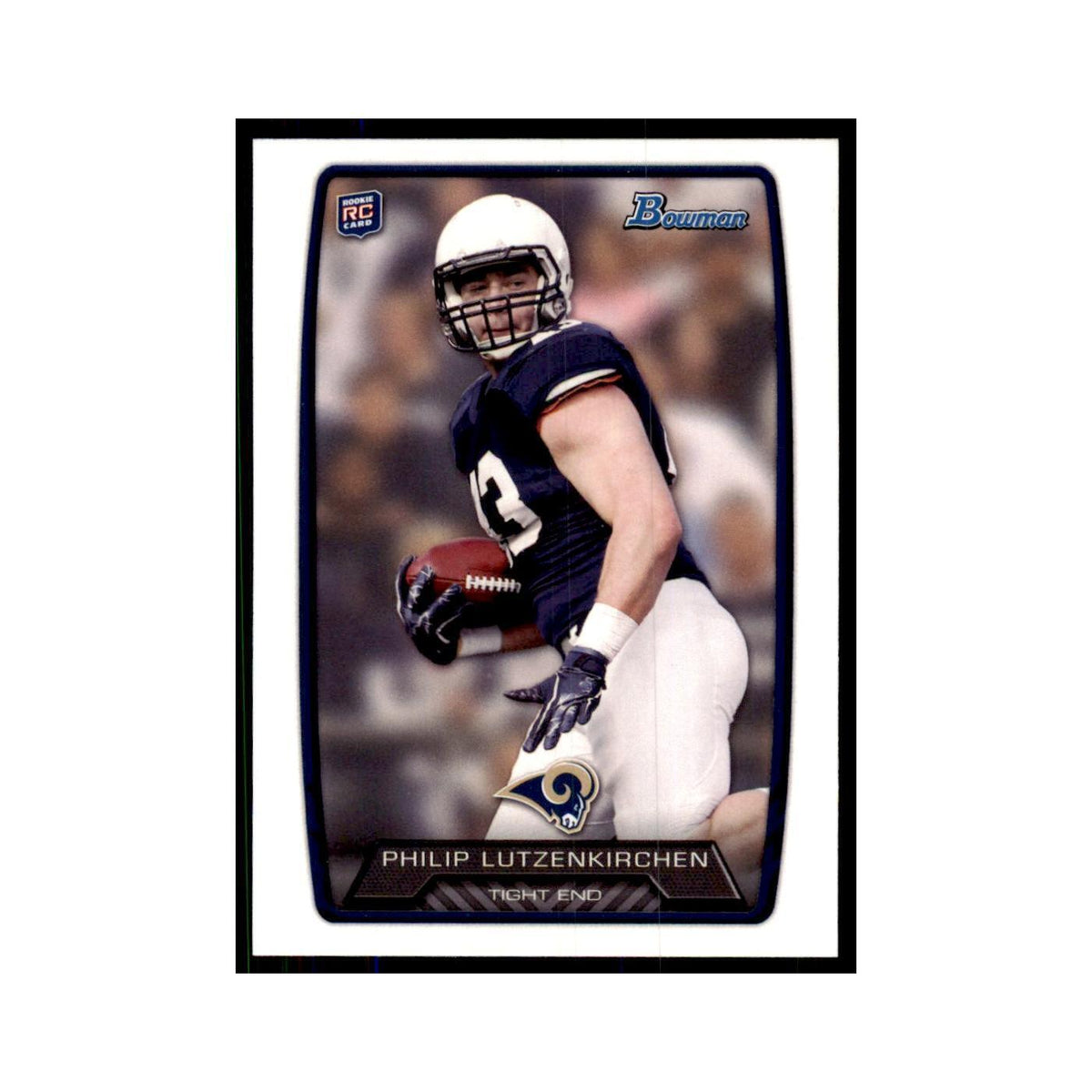 2013 Bowman Philip Lutzenkirchen RC Football Cards #141