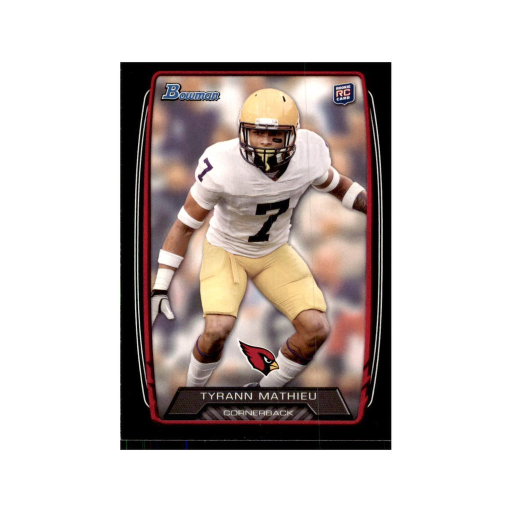 2013 Bowman Tyrann Mathieu RC Football Cards #205