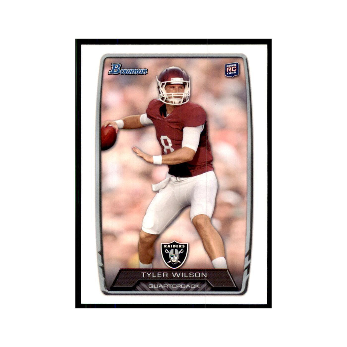 2013 Bowman Tyler Wilson RC Football Cards #182