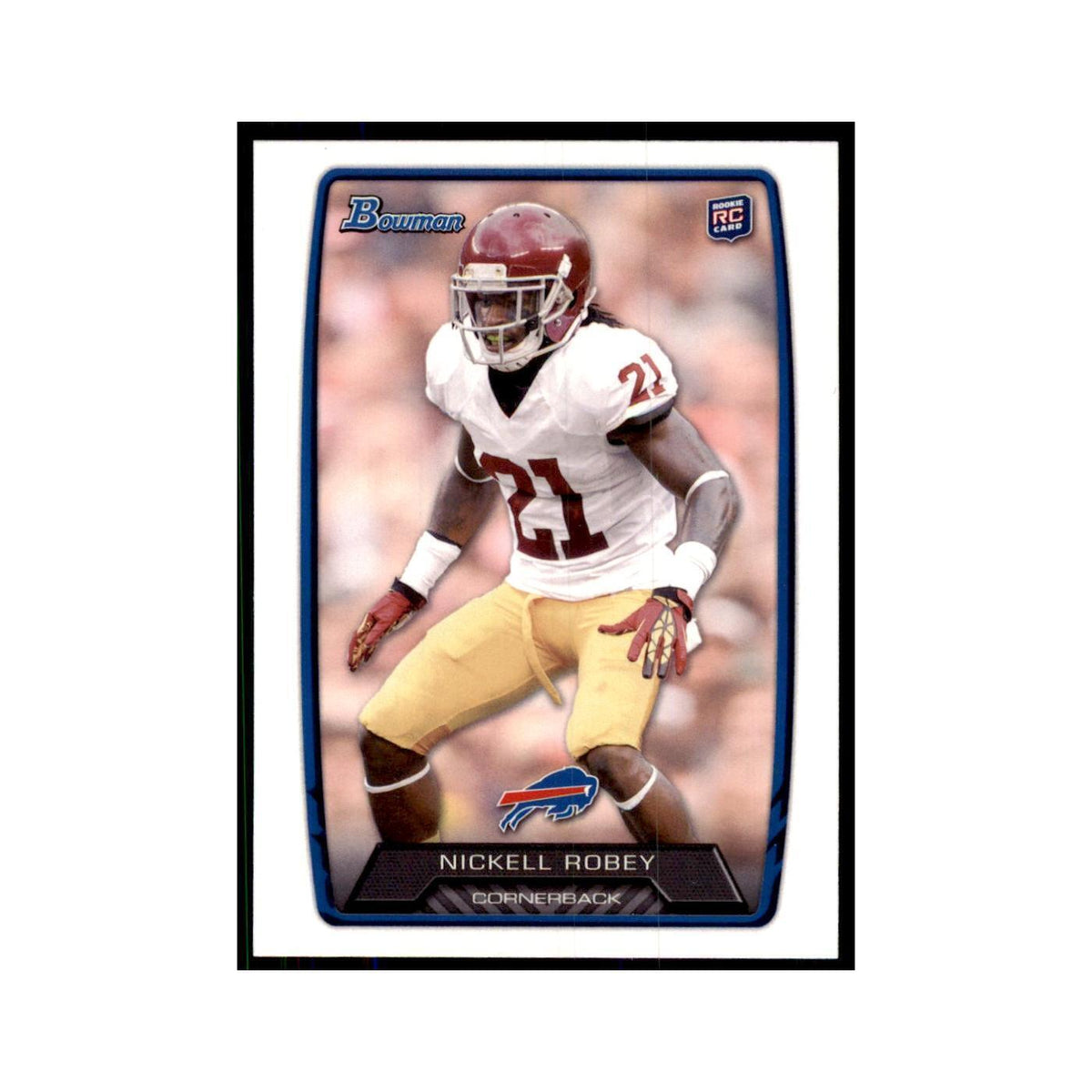 2013 Bowman Nickell Robey RC Football Cards #201