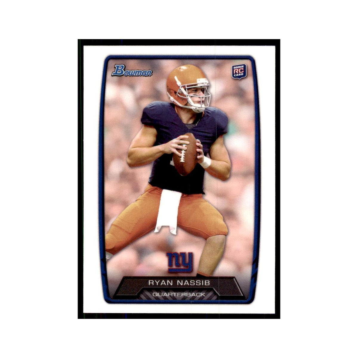 2013 Bowman Ryan Nassib RC Football Cards #165