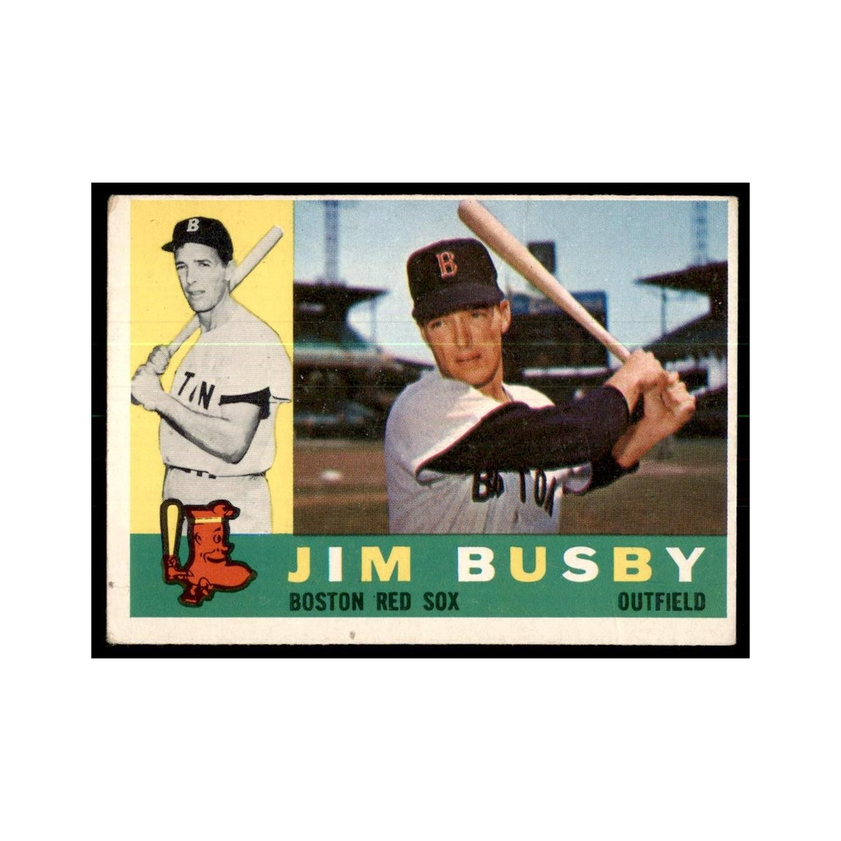 1960 Topps (damaged) Jim Busby Baseball Cards #232