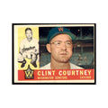 1960 Topps (damaged) Clint Courtney Baseball Cards #344