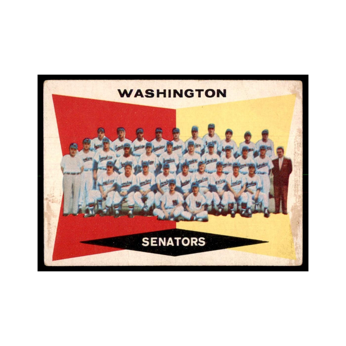 1960 Topps (damaged) Washington Senators Baseball Cards #43