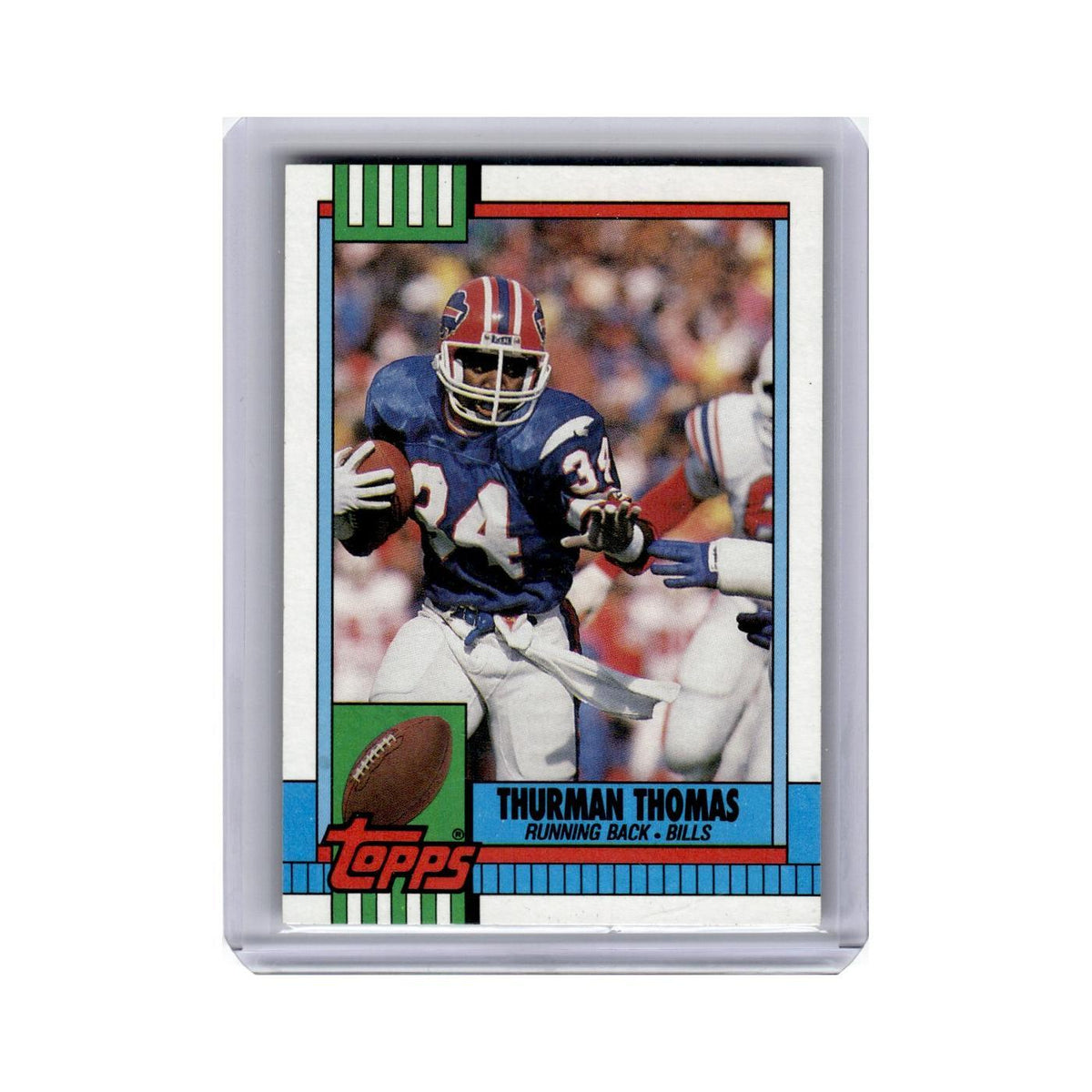 Thurman Thomas 1990 Topps #206 Buffalo Bills Football Card NM