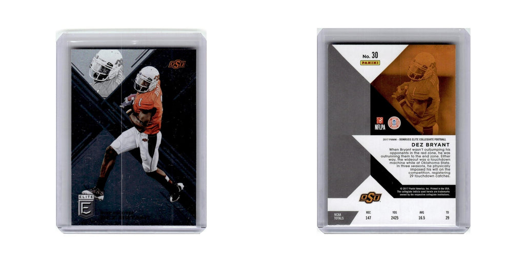 Dez Bryant 2017 Donruss Elite Collegiate #30 Oklahoma State Cowboys NM