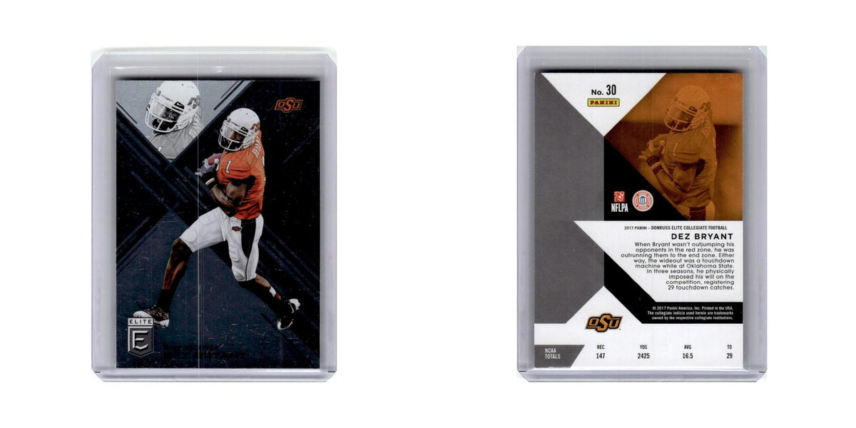 Dez Bryant 2017 Donruss Elite Collegiate #30 Oklahoma State Cowboys NM