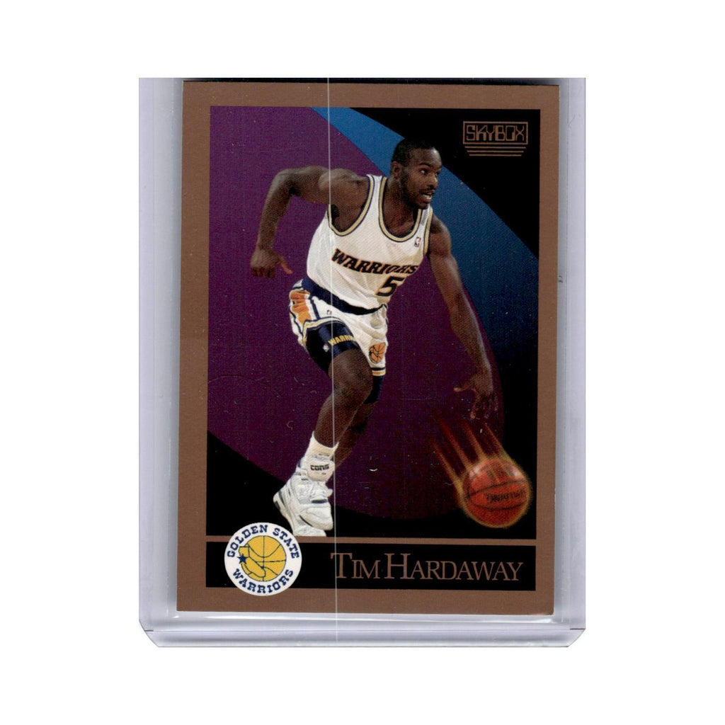 Tim Hardaway 1990 Skybox #95 Golden State Warriors Basketball Card NM