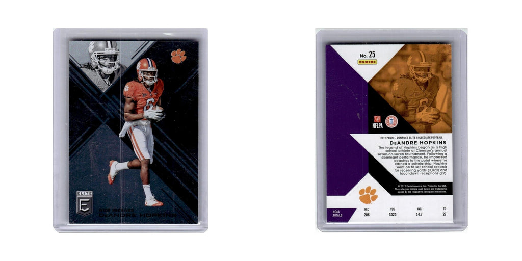 DeAndre Hopkins 2017 Donruss Elite Collegiate #25 Clemson Tigers NM