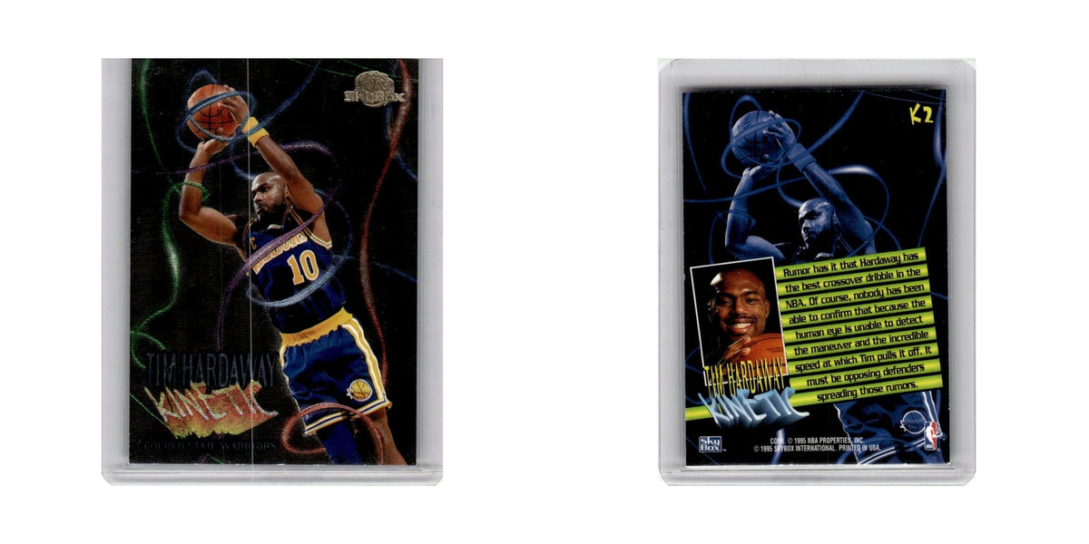 Tim Hardaway 1995 Skybox Kinetic #K2 Golden State Warriors Basketball Card NM