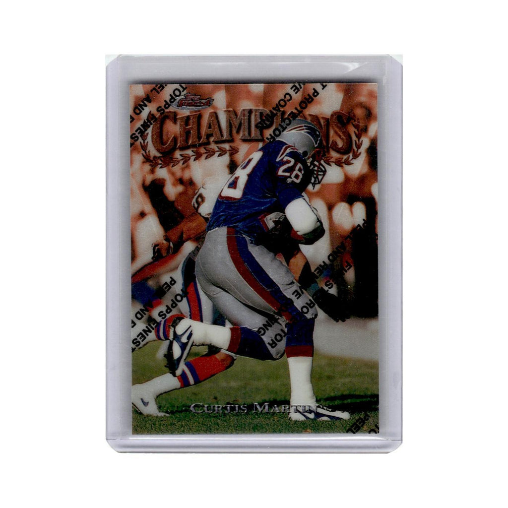 Curtis Martin 1997 Topps Finest Champions #255 New England Patriots NM