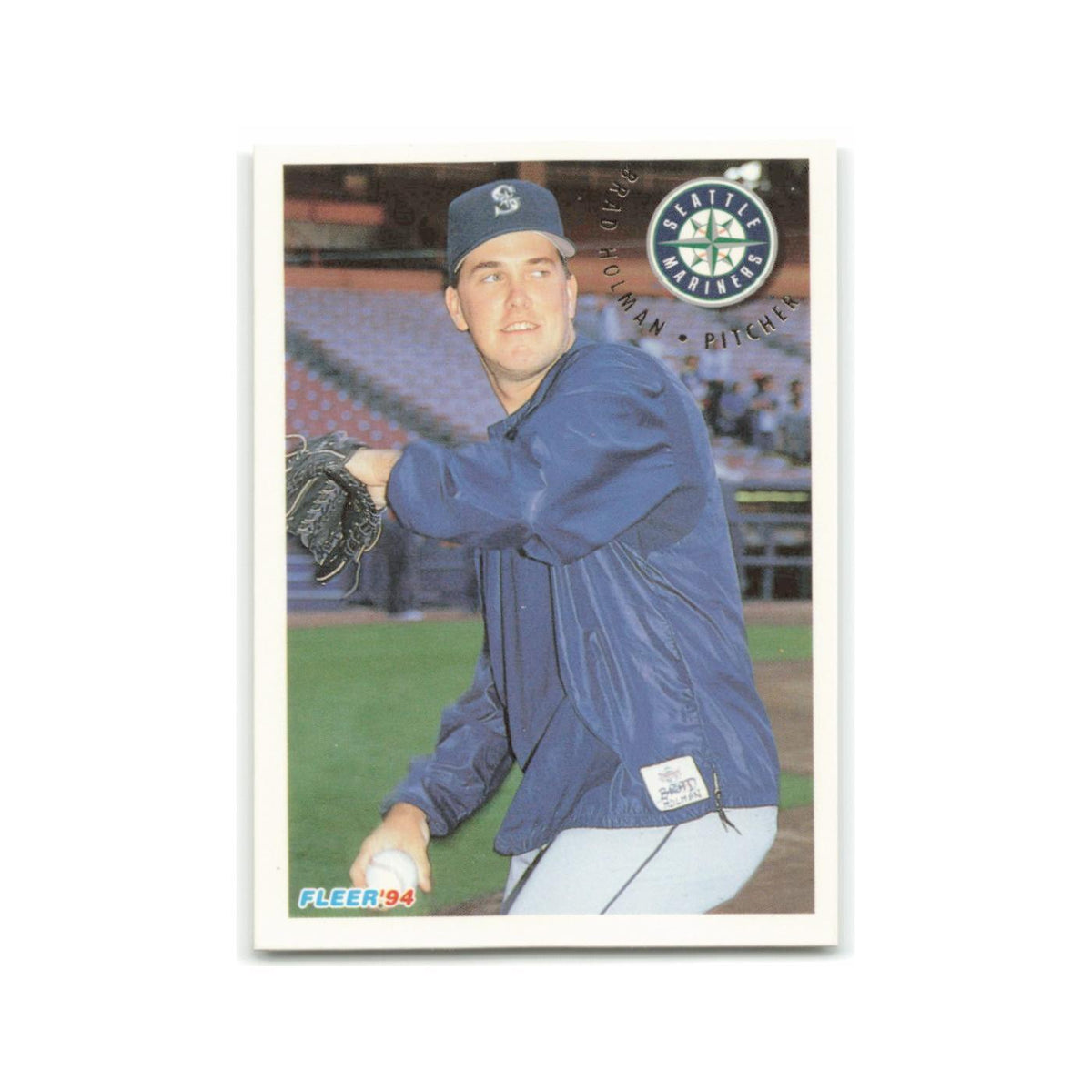 Brad Holman Rookie 1994 Fleer #289 Seattle Mariners Baseball Card NM