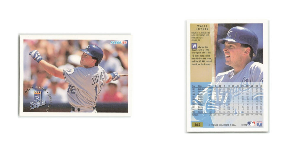 Wally Joyner 1994 Fleer #162 Kansas City Royals Baseball Card NM