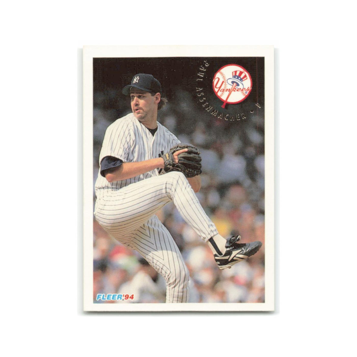Paul Assenmacher 1994 Fleer #225 New York Yankees Baseball Card NM