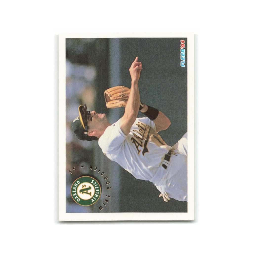 Mike Bordick 1994 Fleer #255 Oakland Athletics Baseball Card NM