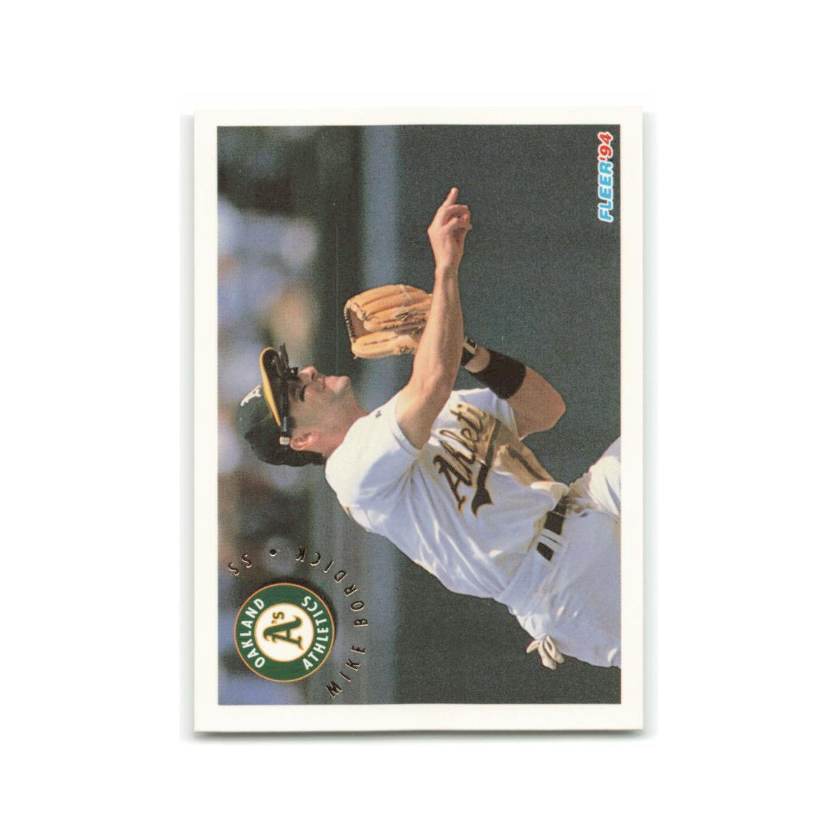 Mike Bordick 1994 Fleer #255 Oakland Athletics Baseball Card NM
