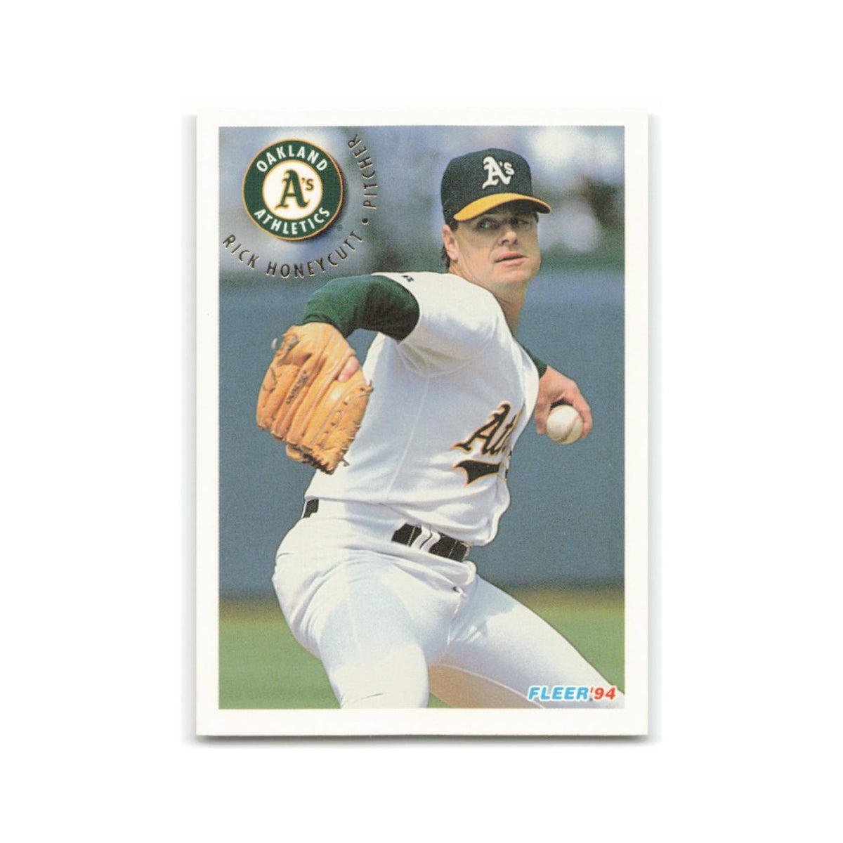 Rick Honeycutt 1994 Fleer #265 Oakland Athletics Baseball Card NM