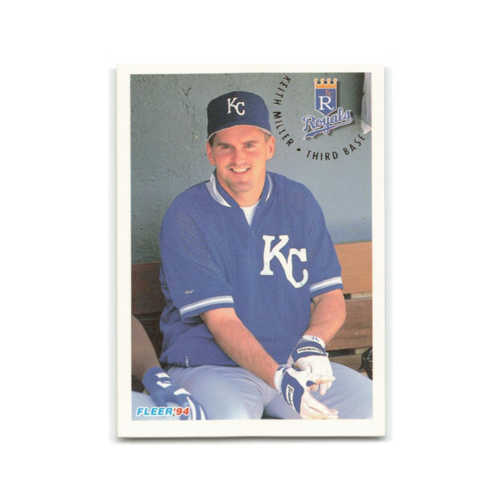 Keith Miller 1994 Fleer #169 Kansas City Royals Baseball Card NM
