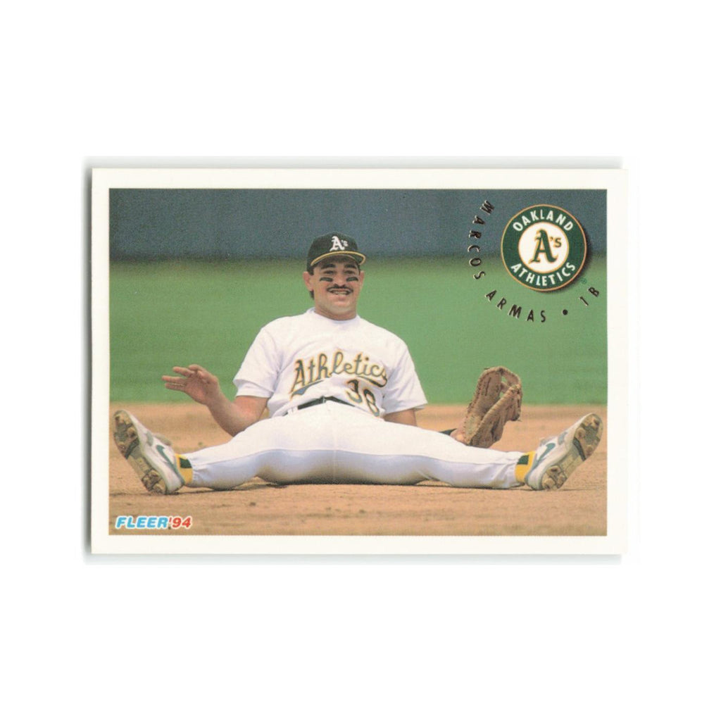 Marcos Armas 1994 Fleer #253 Oakland Athletics Baseball Card NM