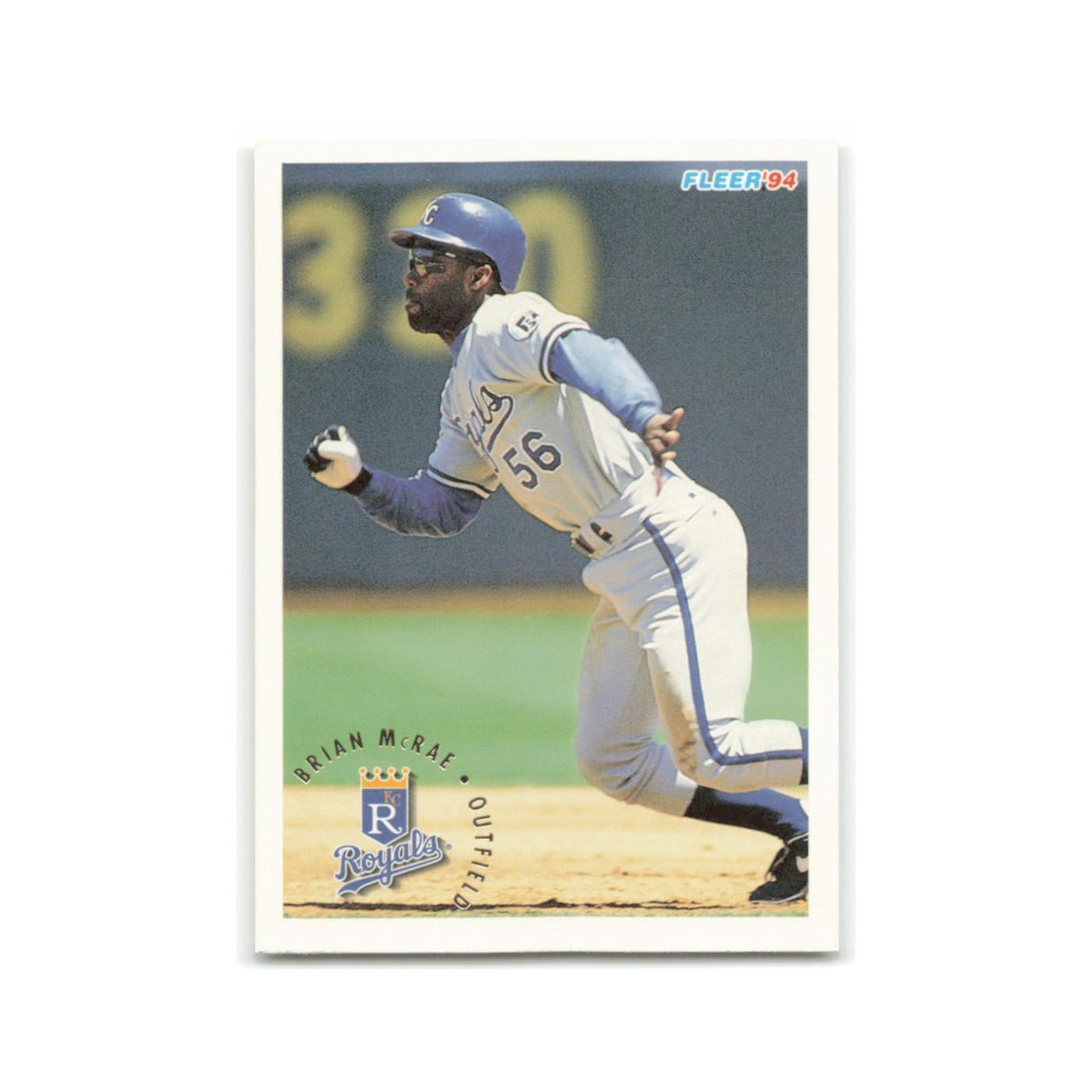 Brian McRae 1994 Fleer #167 Kansas City Royals Baseball Card NM
