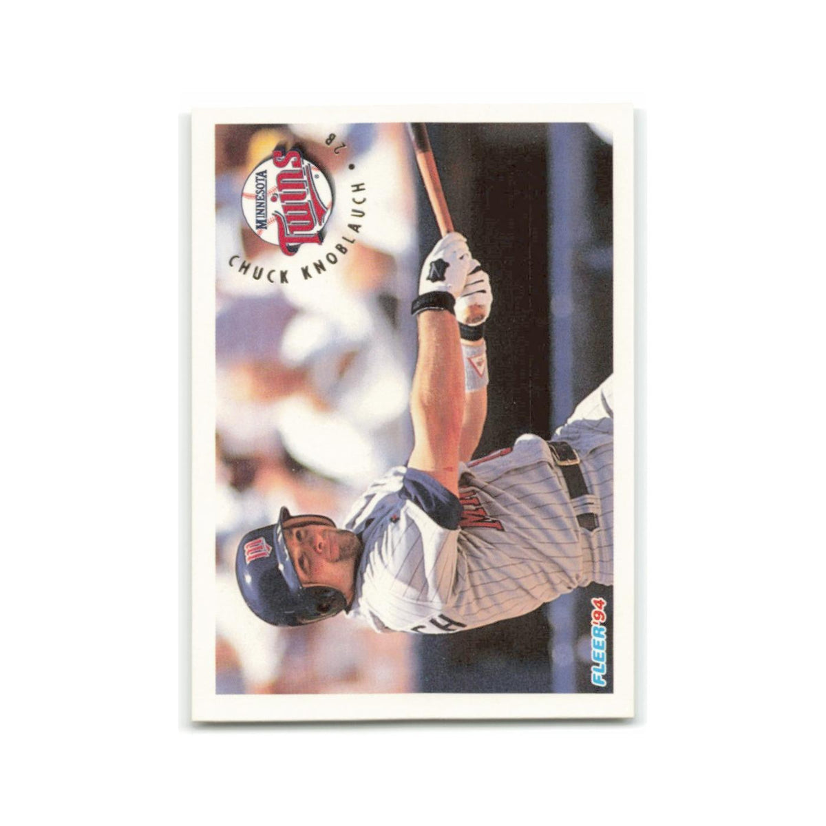 Chuck Knoblauch 1994 Fleer #210 Minnesota Twins Baseball Card NM