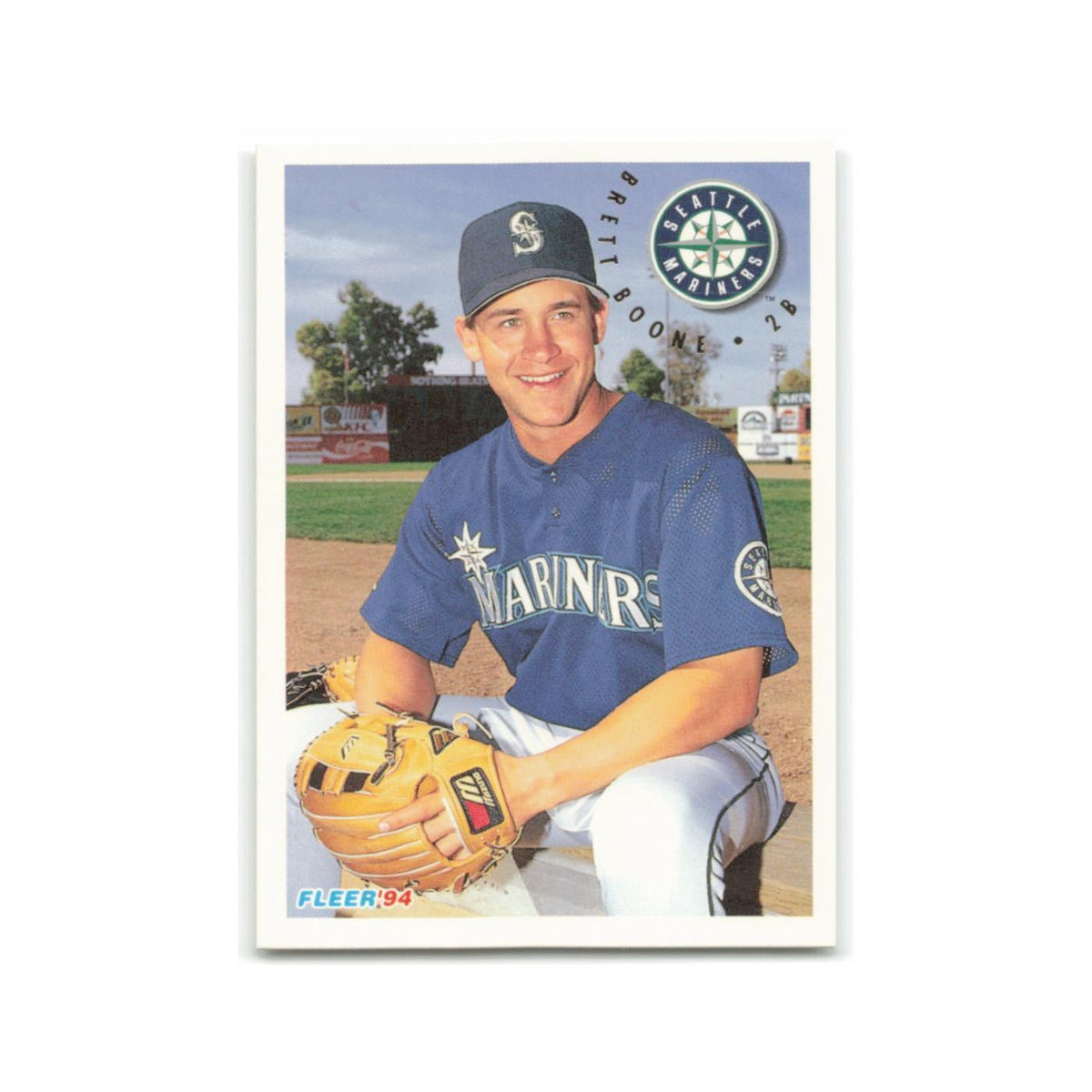 Bret Boone 1994 Fleer #280 Seattle Mariners Baseball Card NM