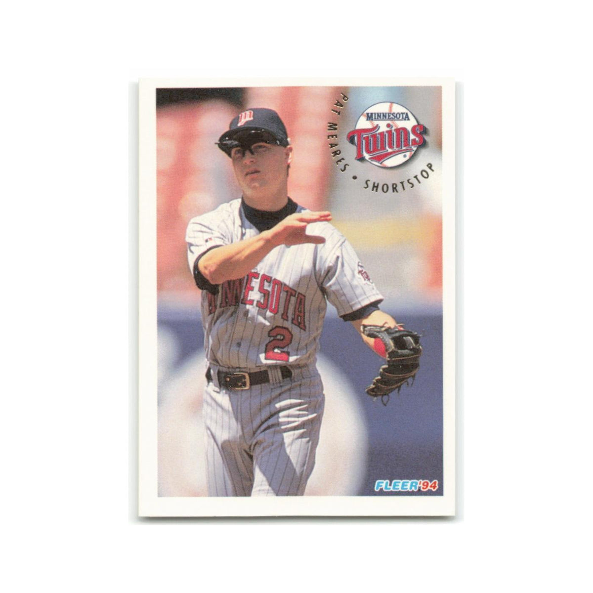 Pat Meares 1994 Fleer #214 Minnesota Twins Baseball Card NM