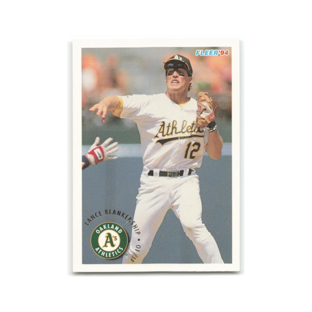 Lance Blankenship 1994 Fleer #254 Oakland Athletics Baseball Card NM