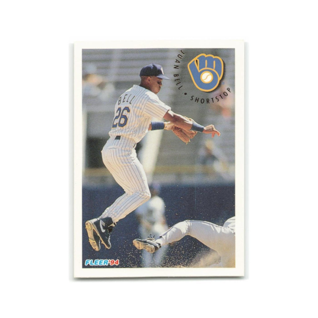 Juan Bell 1994 Fleer #173 Milwaukee Brewers Baseball Card NM