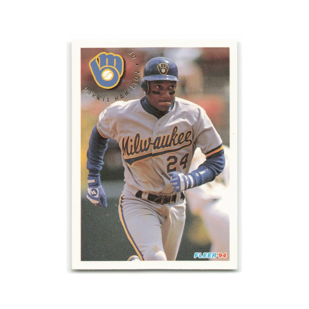 Darryl Hamilton 1994 Fleer #177 Milwaukee Brewers Baseball Card NM