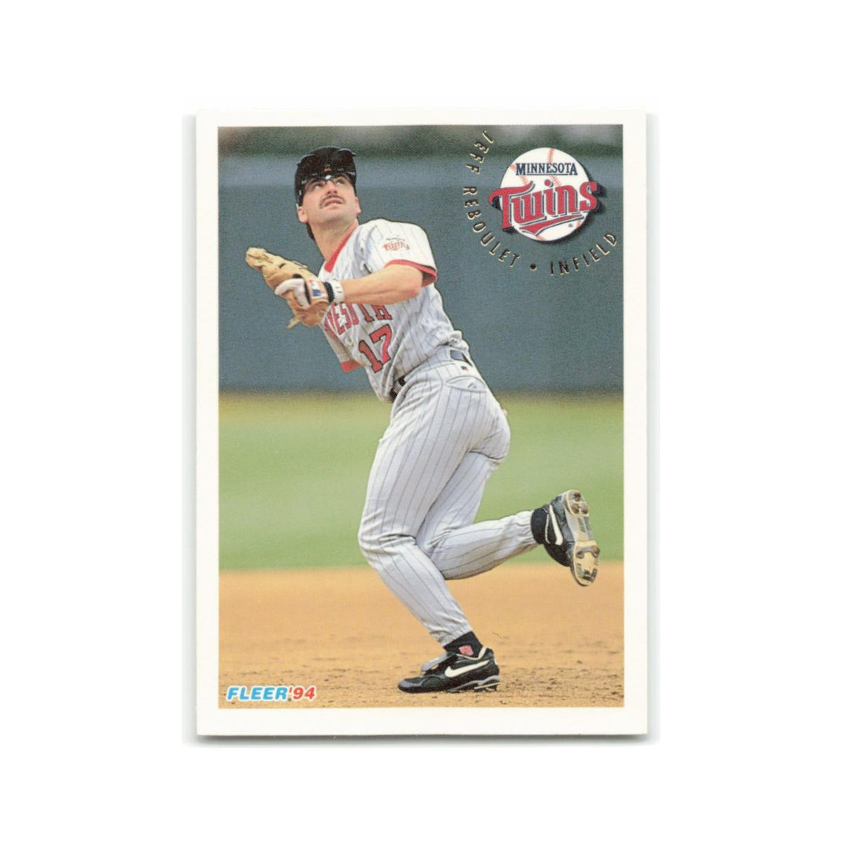 Jeff Reboulet 1994 Fleer #218 Minnesota Twins Baseball Card NM