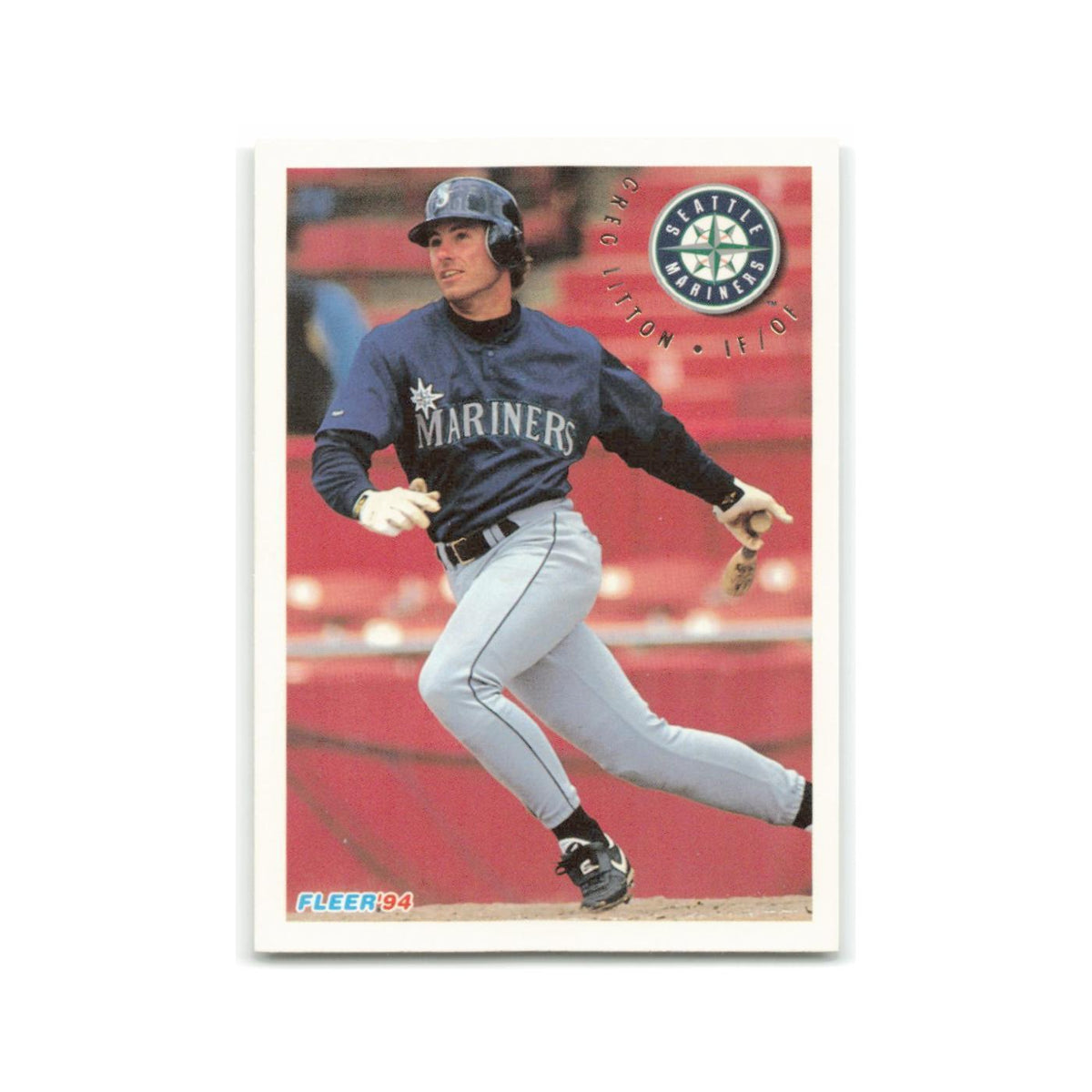 Greg Litton 1994 Fleer #292 Seattle Mariners Baseball Card NM