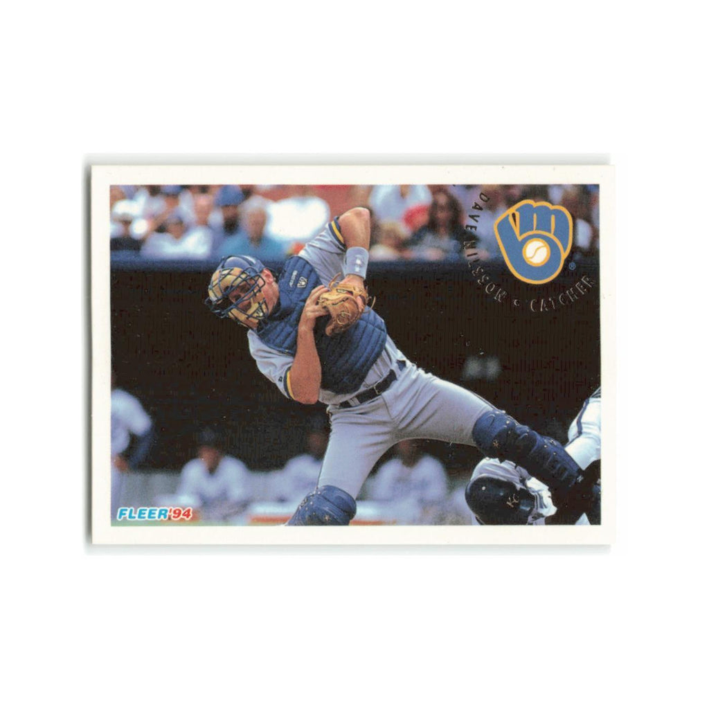 Dave Nilsson 1994 Fleer #186 Milwaukee Brewers Baseball Card NM
