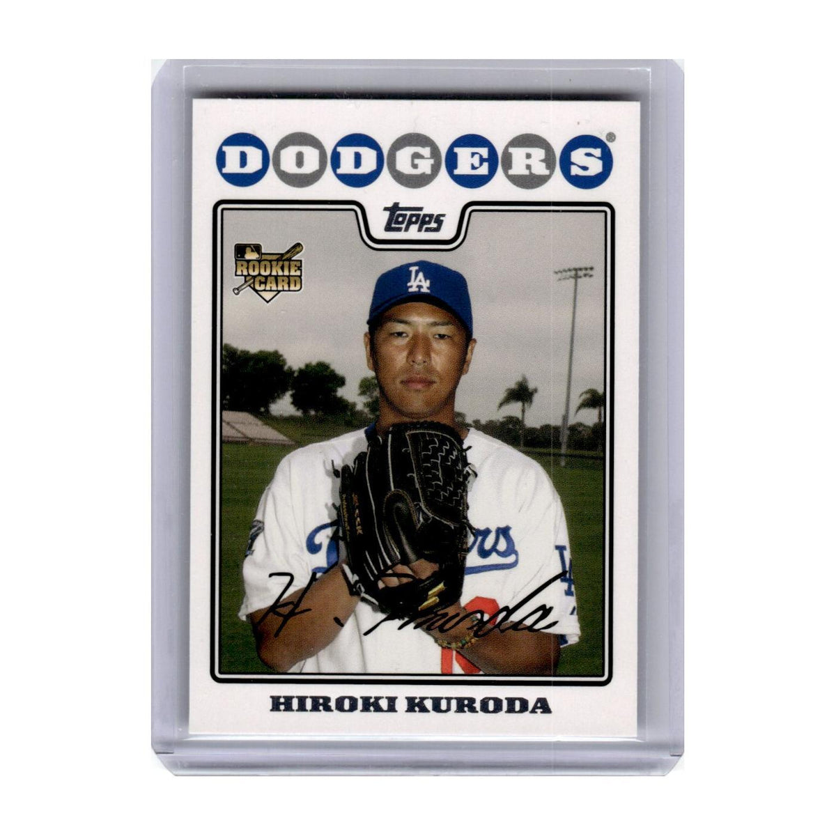 2008 Topps Hiroki Kuroda RC Dodgers #531