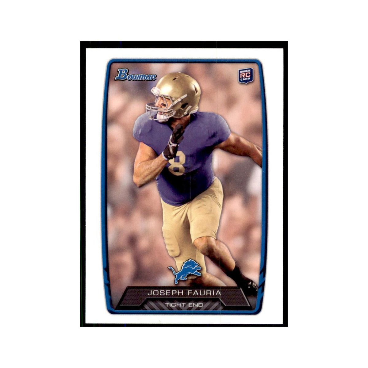 2013 Bowman Joseph Fauria RC Football Cards #184