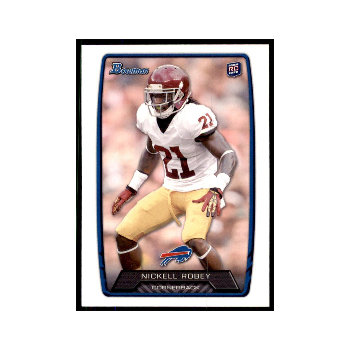 2013 Bowman Nickell Robey RC Football Cards #201