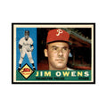 1960 Topps Jim Owens Baseball Cards #185