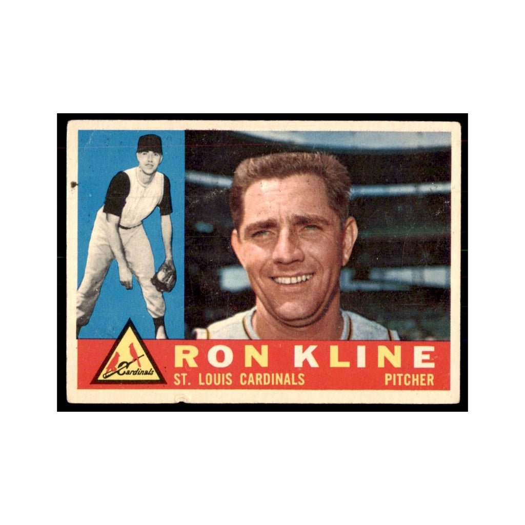 1960 Topps Ron Kline Baseball Cards #197
