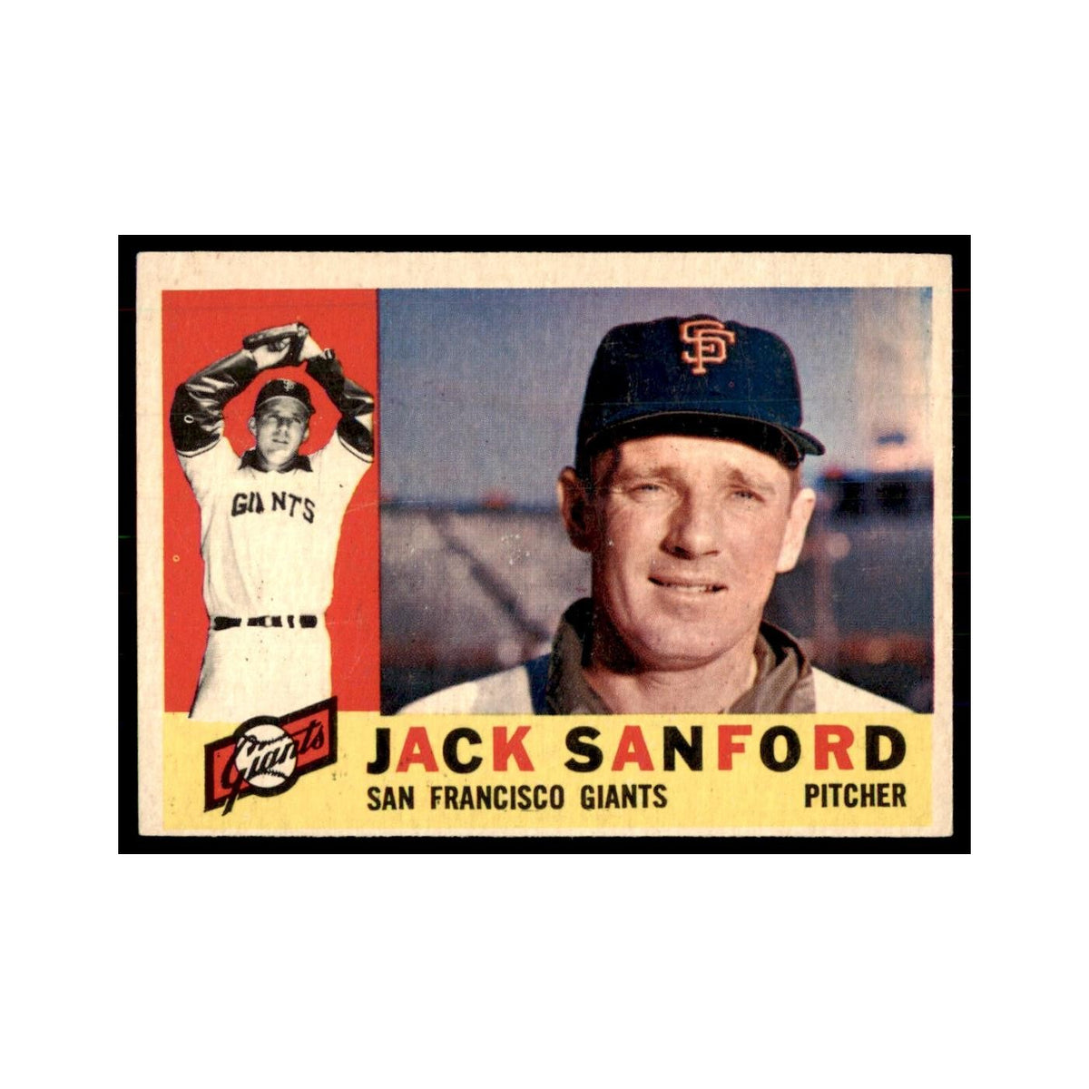 1960 Topps Jack Sanford Baseball Cards #165