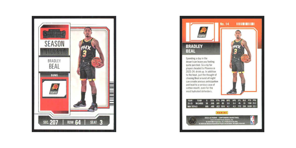 2023 Panini Contenders Bradley Beal Suns #14