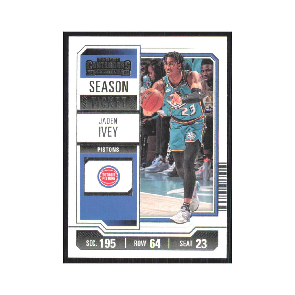 2023 Panini Contenders Jaden Ivey Pistons #44