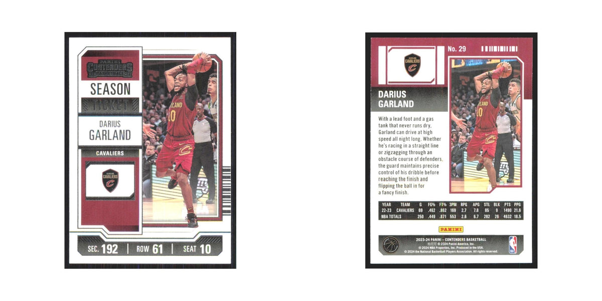 2023 Panini Contenders Darius Garland Cavaliers #29