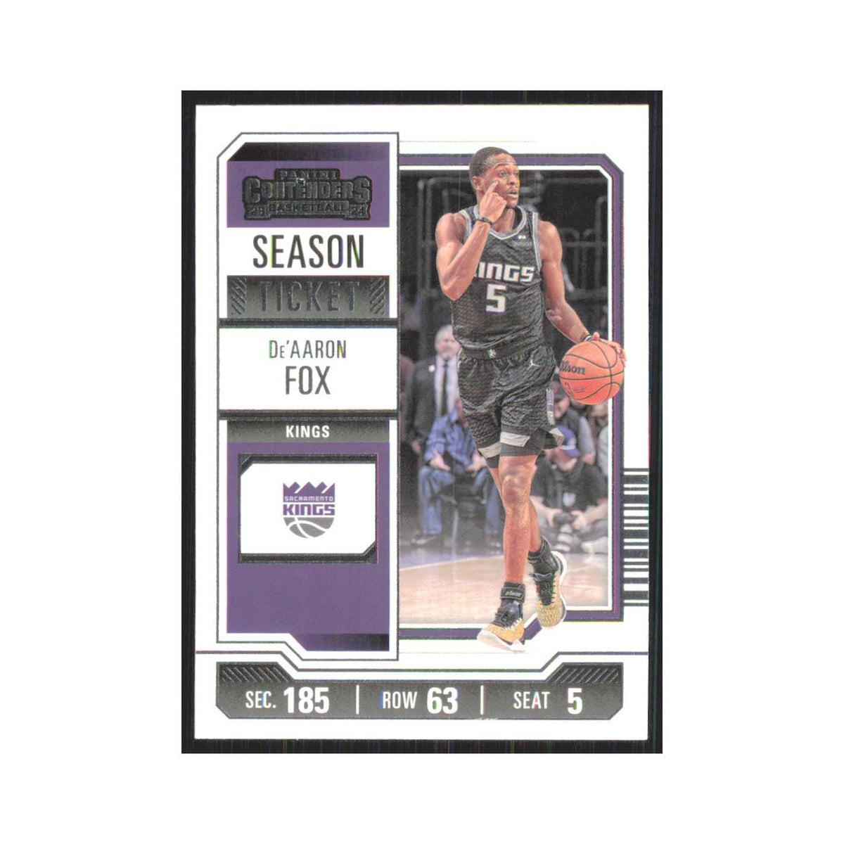 2023 Panini Contenders De'Aaron Fox Kings #40