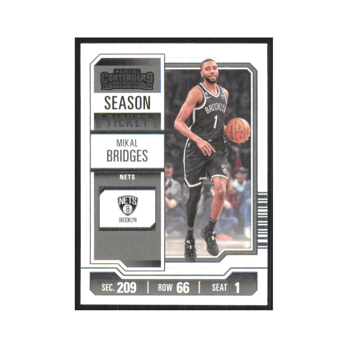 2023 Panini Contenders Mikal Bridges Nets #50