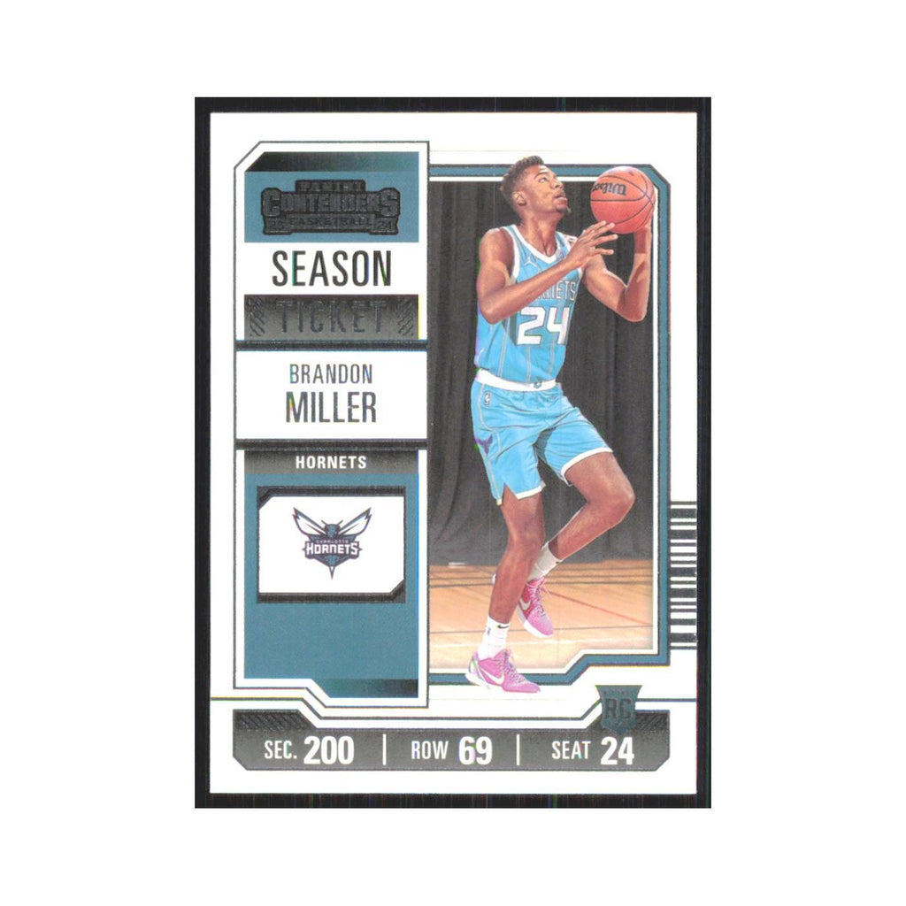 2023 Panini Contenders Brandon Miller Hornets #24