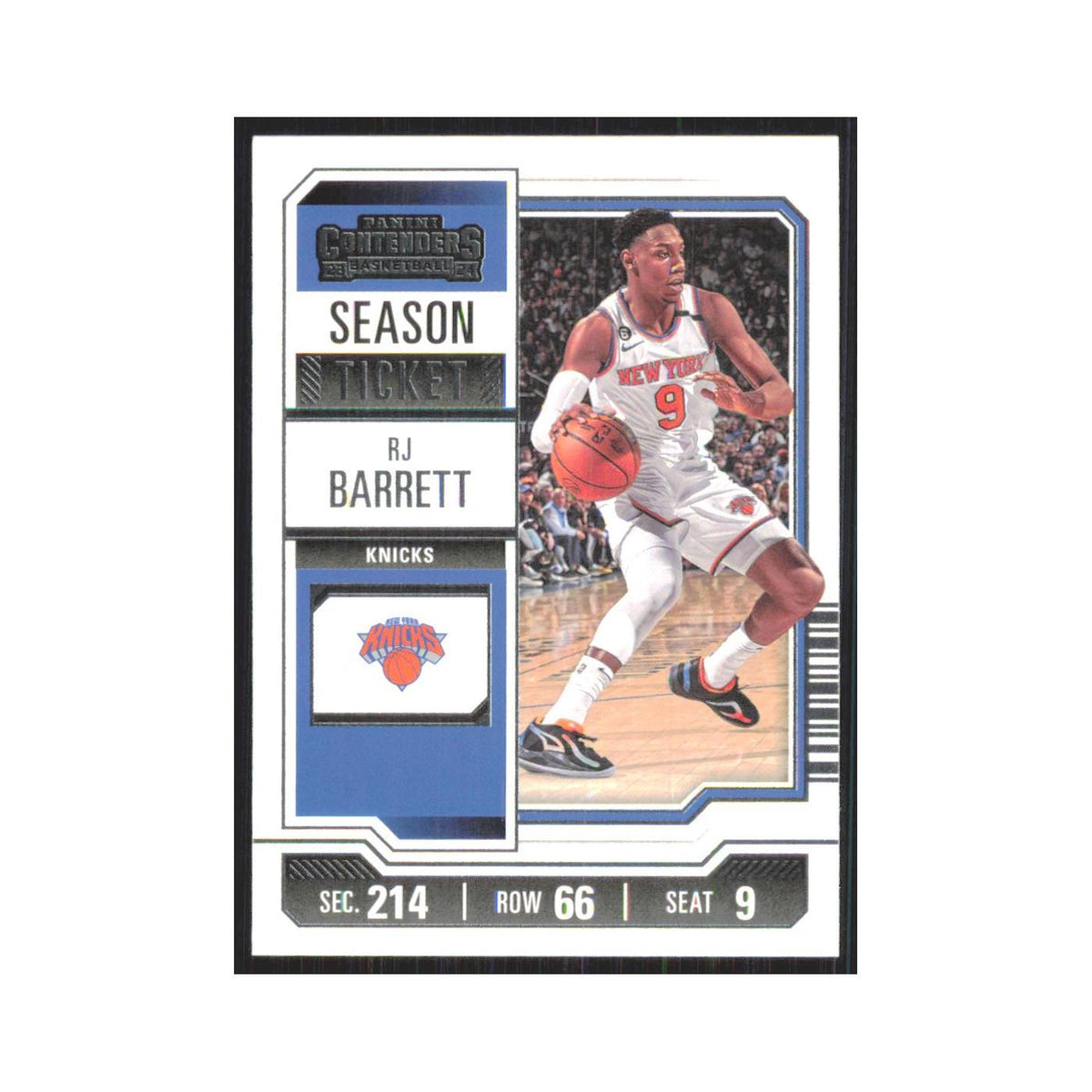 2023 Panini Contenders RJ Barrett Knicks #2