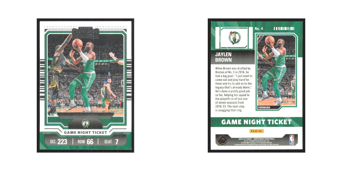 2023 Panini Contenders Jaylen Brown Celtics #4