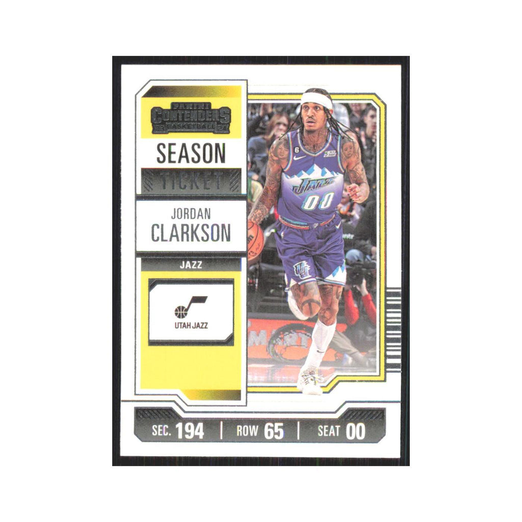 2023 Panini Contenders Jordan Clarkson Jazz #34